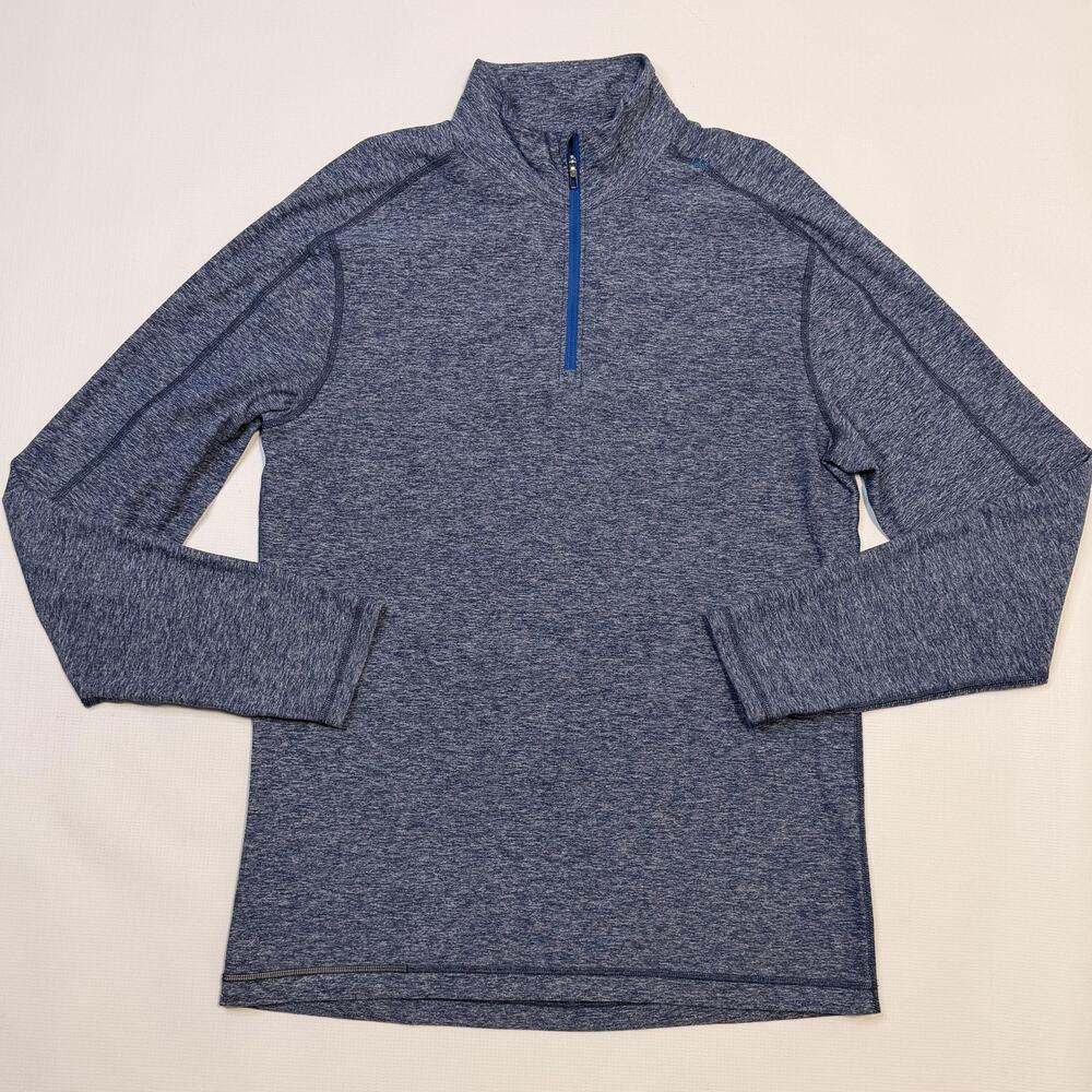 Lululemon Pullover Mens Large Blue 1/4 Zip Long Sleeve Athletic Running Gym